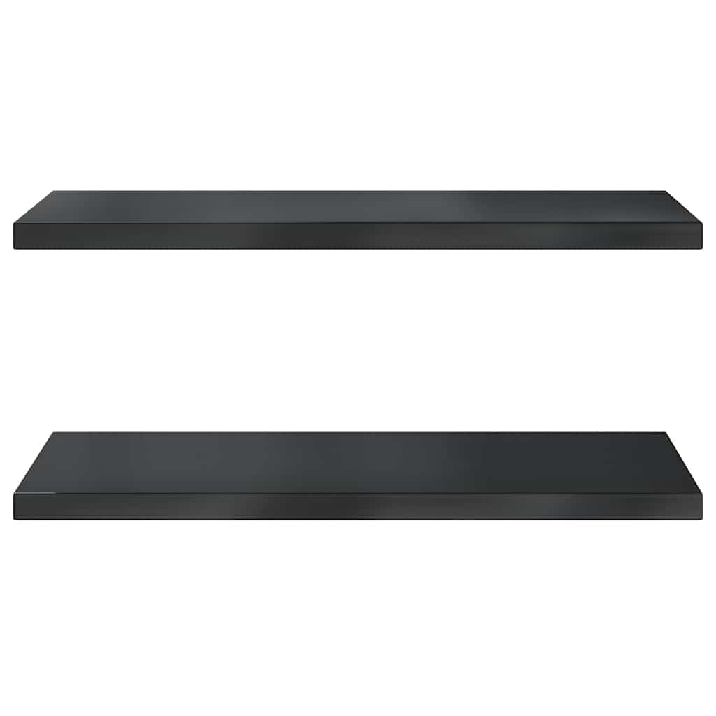 Wandregale 2 Stk. 100x40 cm Silbern Edelstahl