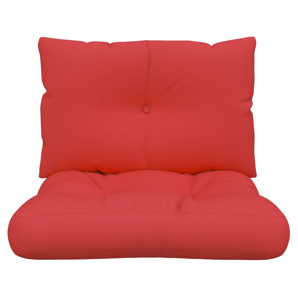 Palettenkissen 3-tlg. Taupe Stoff