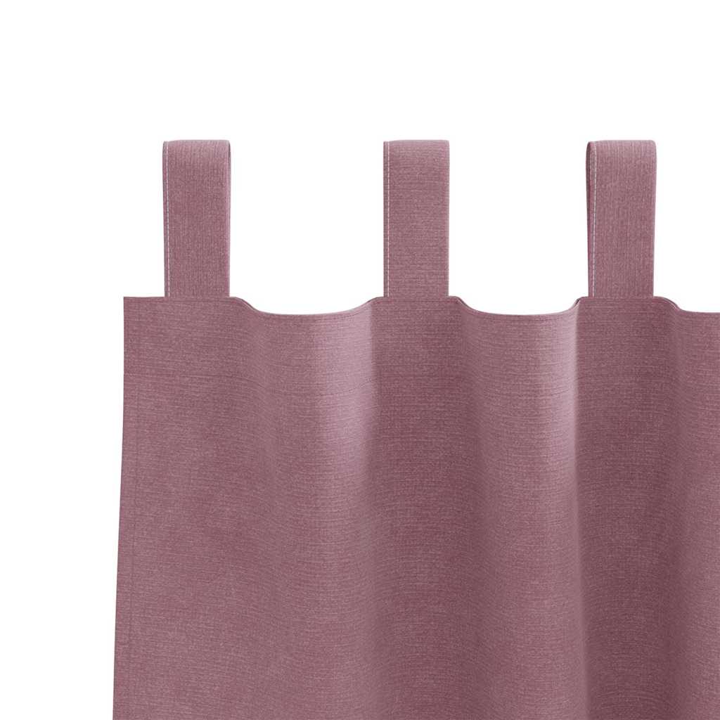 Verdunkelungsvorhänge 2 pcs Schwarz 140 x 140 cm Samt