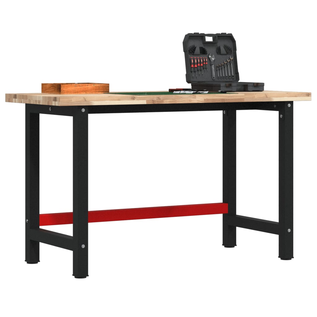 Werkbank 100x60x83 cm Massivholz Akazie Rechteckig
