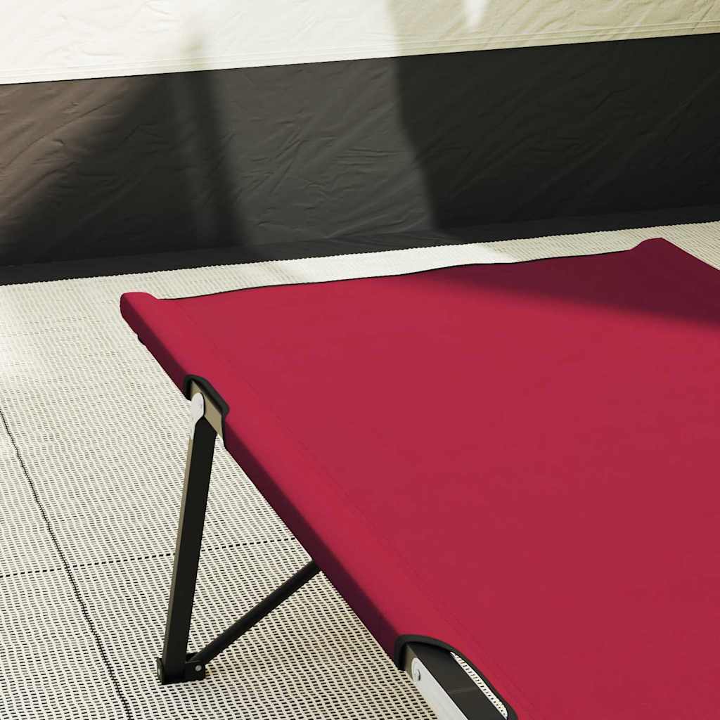 Klapp Schlafbett fürs Camping Blau 206 x 76 x 74 cm