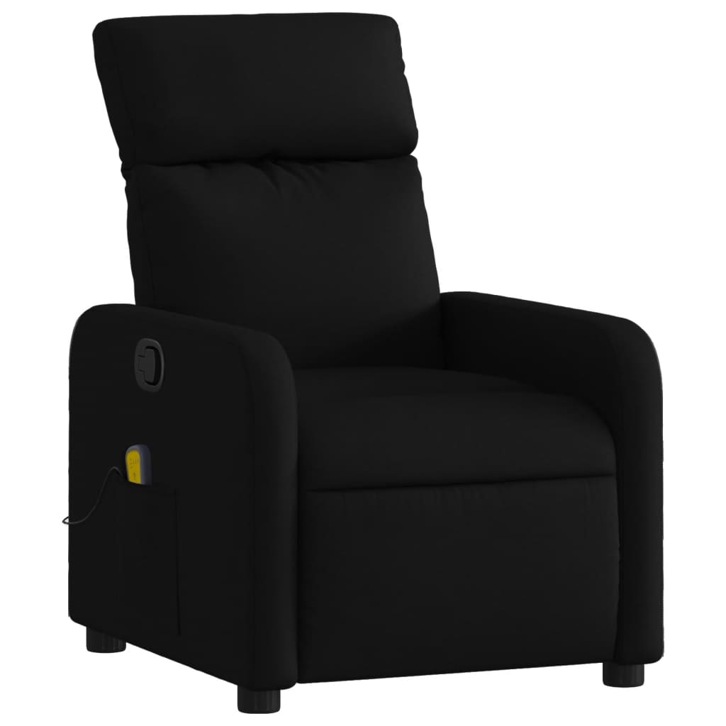 Massage-Relaxsessel Hellgrau Stoff