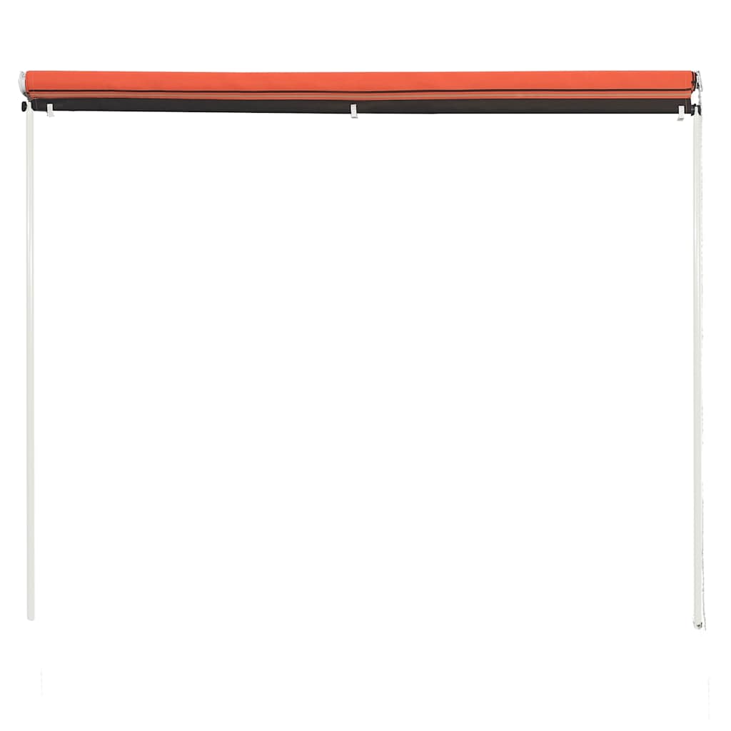 Einziehbare Markise 150×150 cm Blau und Weiß