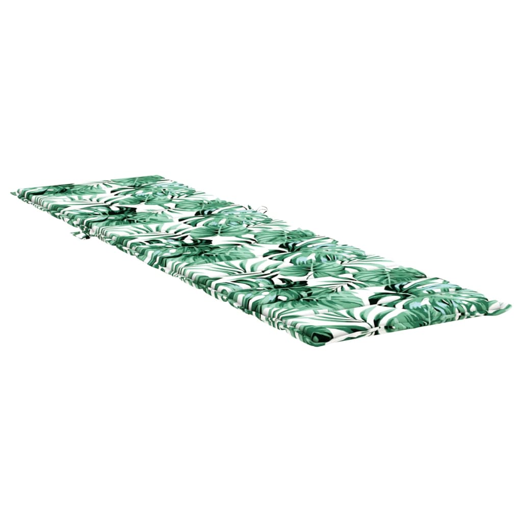 Liege-Kissen Blatt Blattmuster 200 x 70 x 3 cm Oxford-Stoff