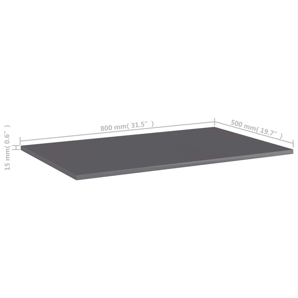 Bücherregal-Bretter 4 Stk. Weiß 40x10x1,5 cm Holzwerkstoff