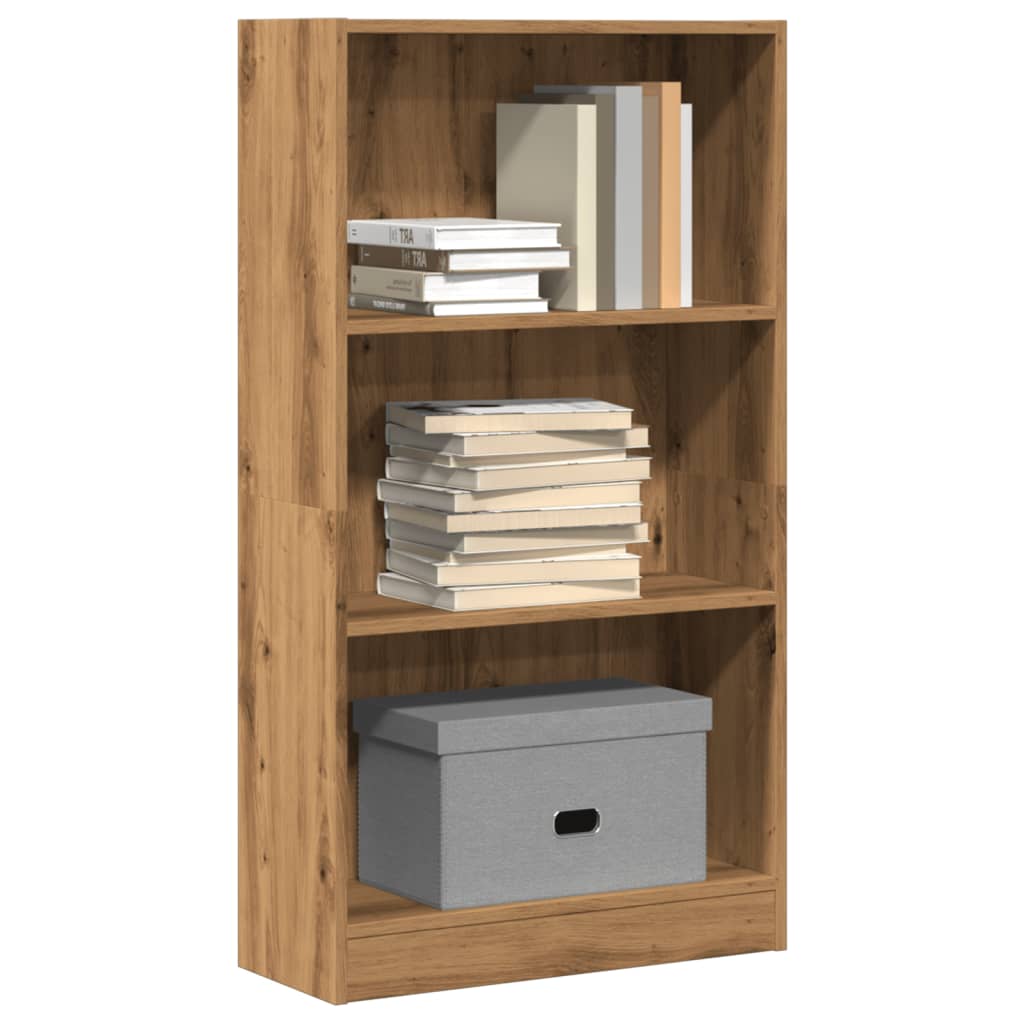 Bücherregal Weiß 40x24x75 cm Holzwerkstoff