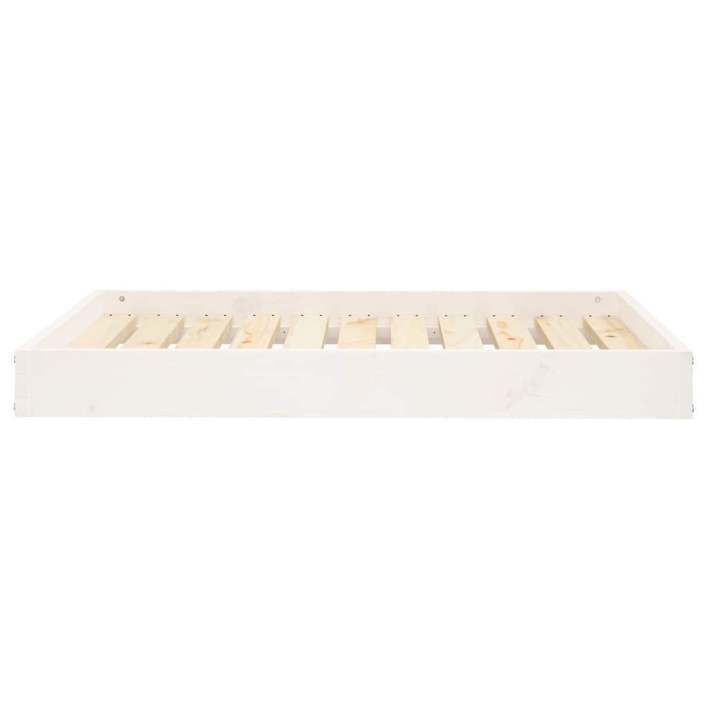 Hundebett 51,5x44x9 cm Massivholz Kiefer