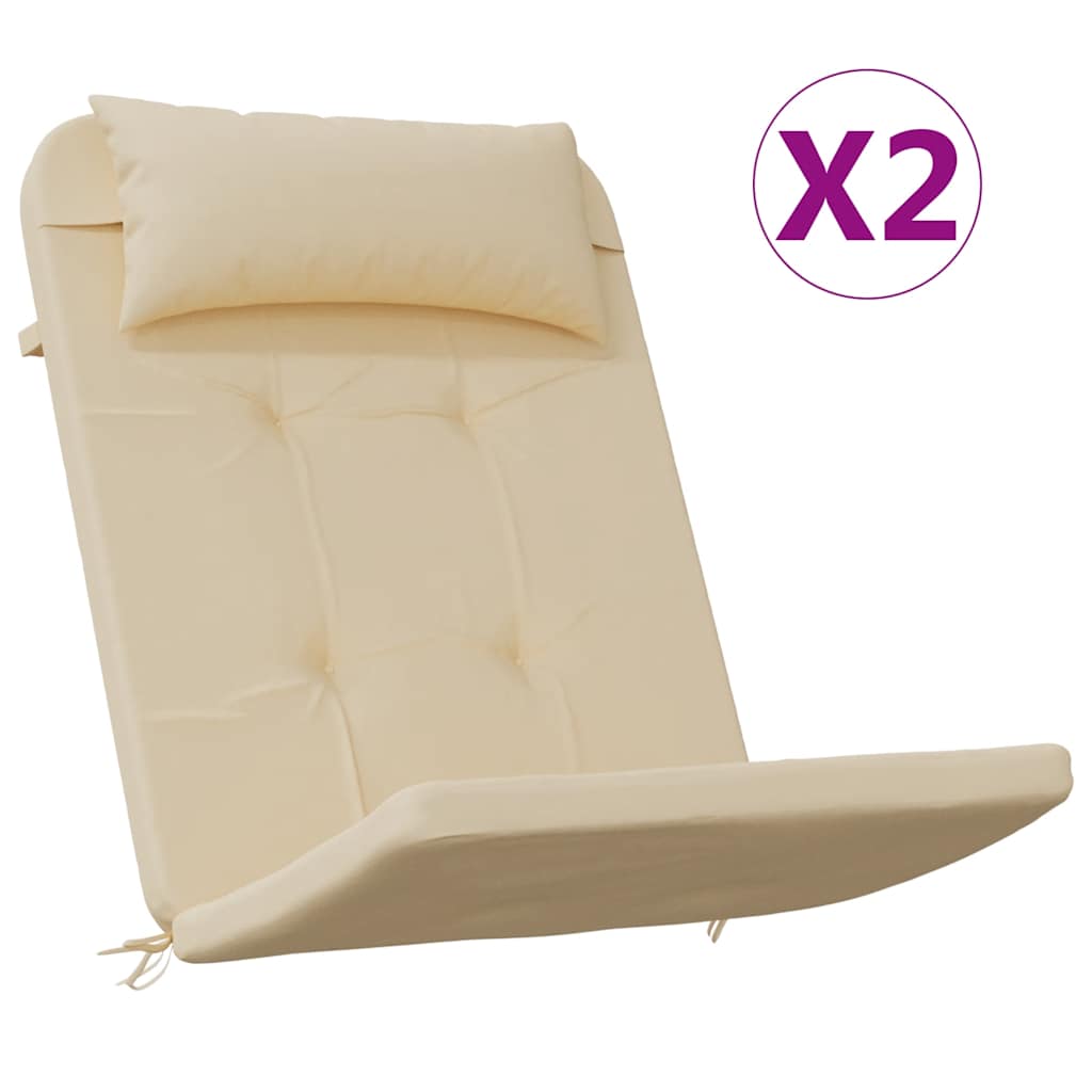 Adirondack-Auflagen 2 Stk. Hellblau Oxford-Gewebe