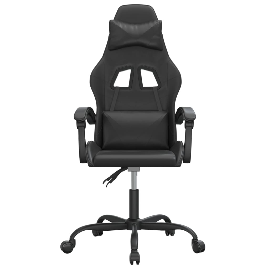 Gaming-Stuhl Drehbar Schwarz und Rot Kunstleder