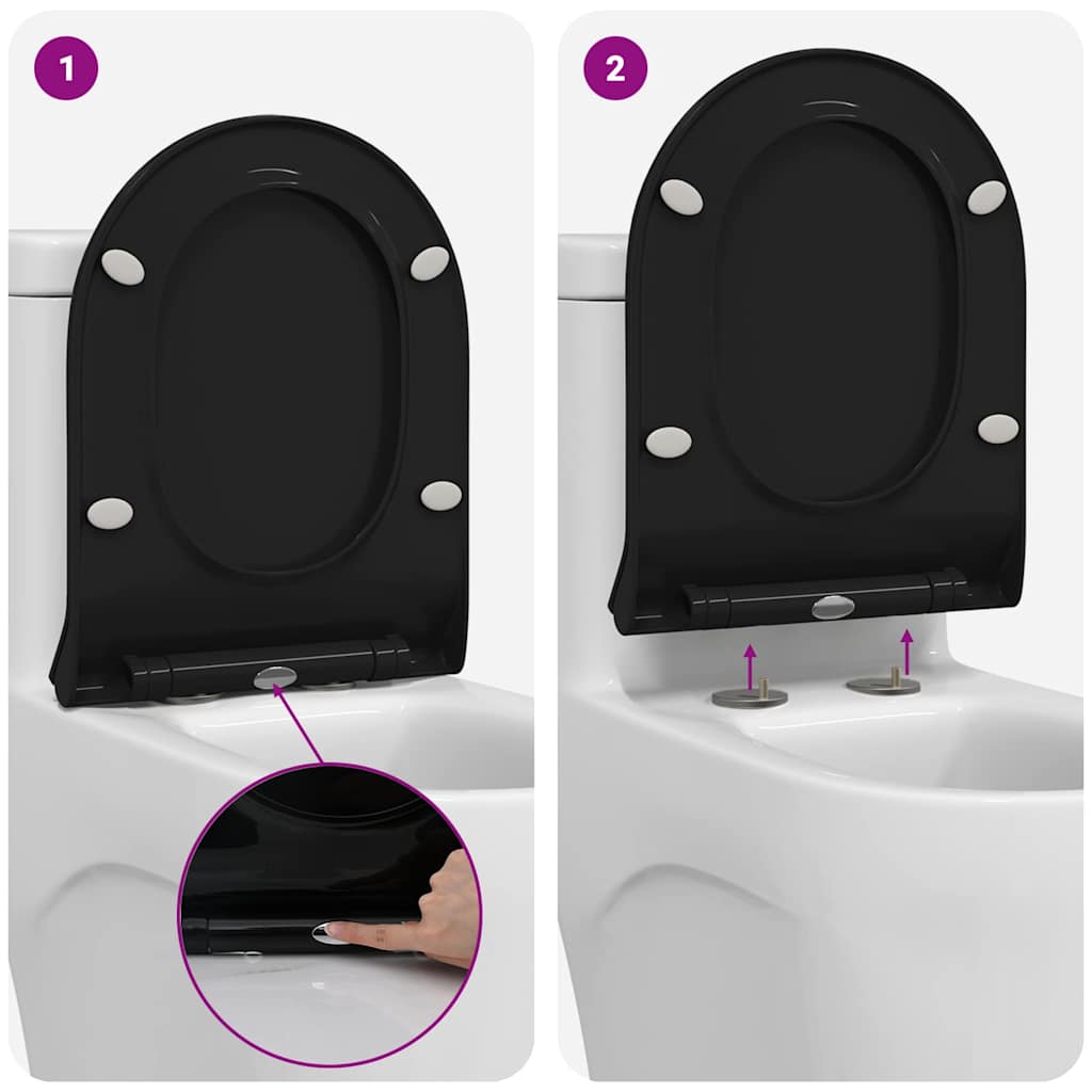 Toilettensitz Verstellbar Weiß 50 x 36,5 x 5 cm Polypropylen