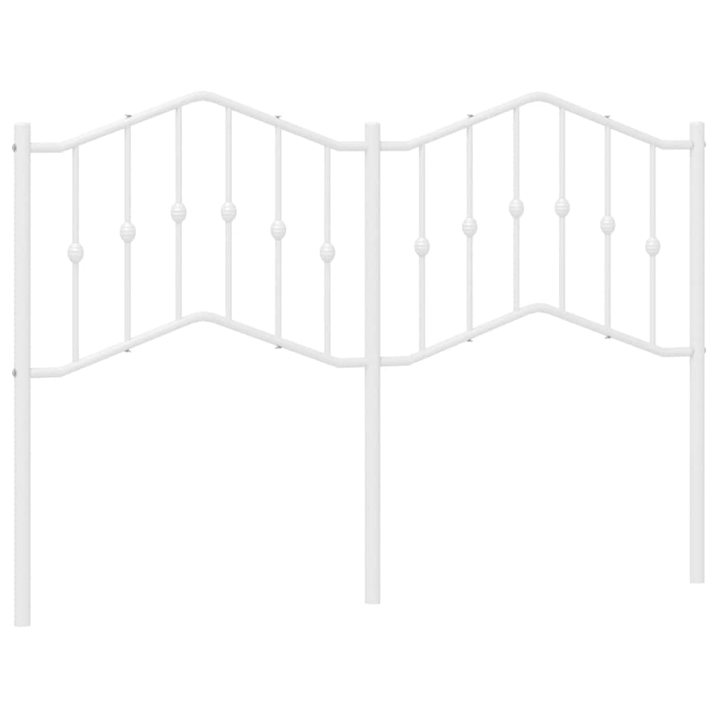Ersatz-Kopfteil Metall Schwarz 90 cm