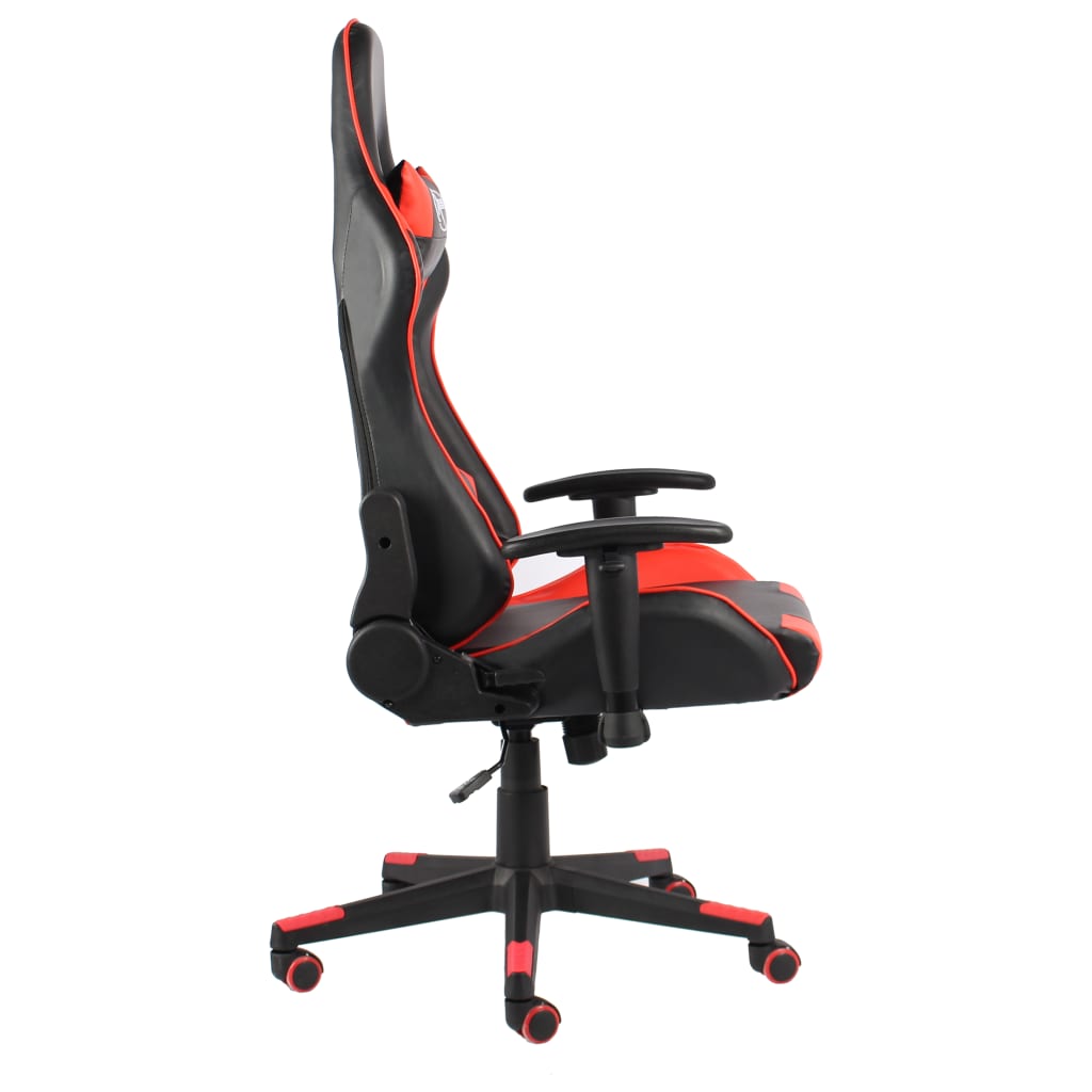 Gaming-Stuhl Drehbar Blau PVC