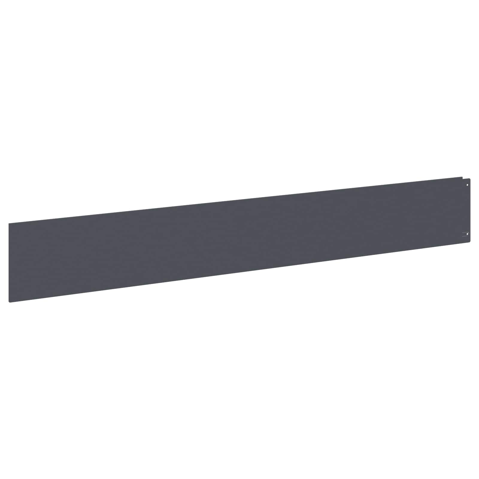 Raseneinfassung 10 pcs 100 x 12 cm Stahl Anthrazit