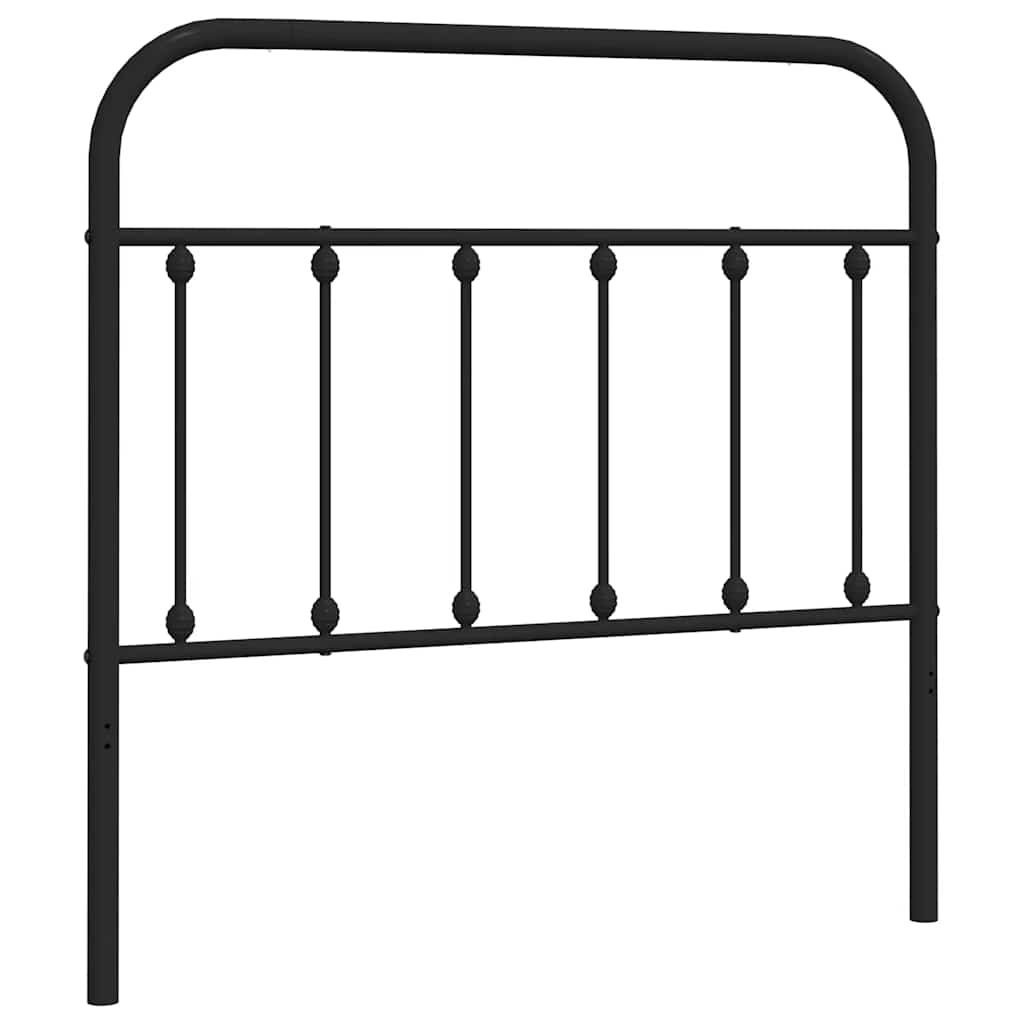 Ersatz-Kopfteil Metall Schwarz 75 cm