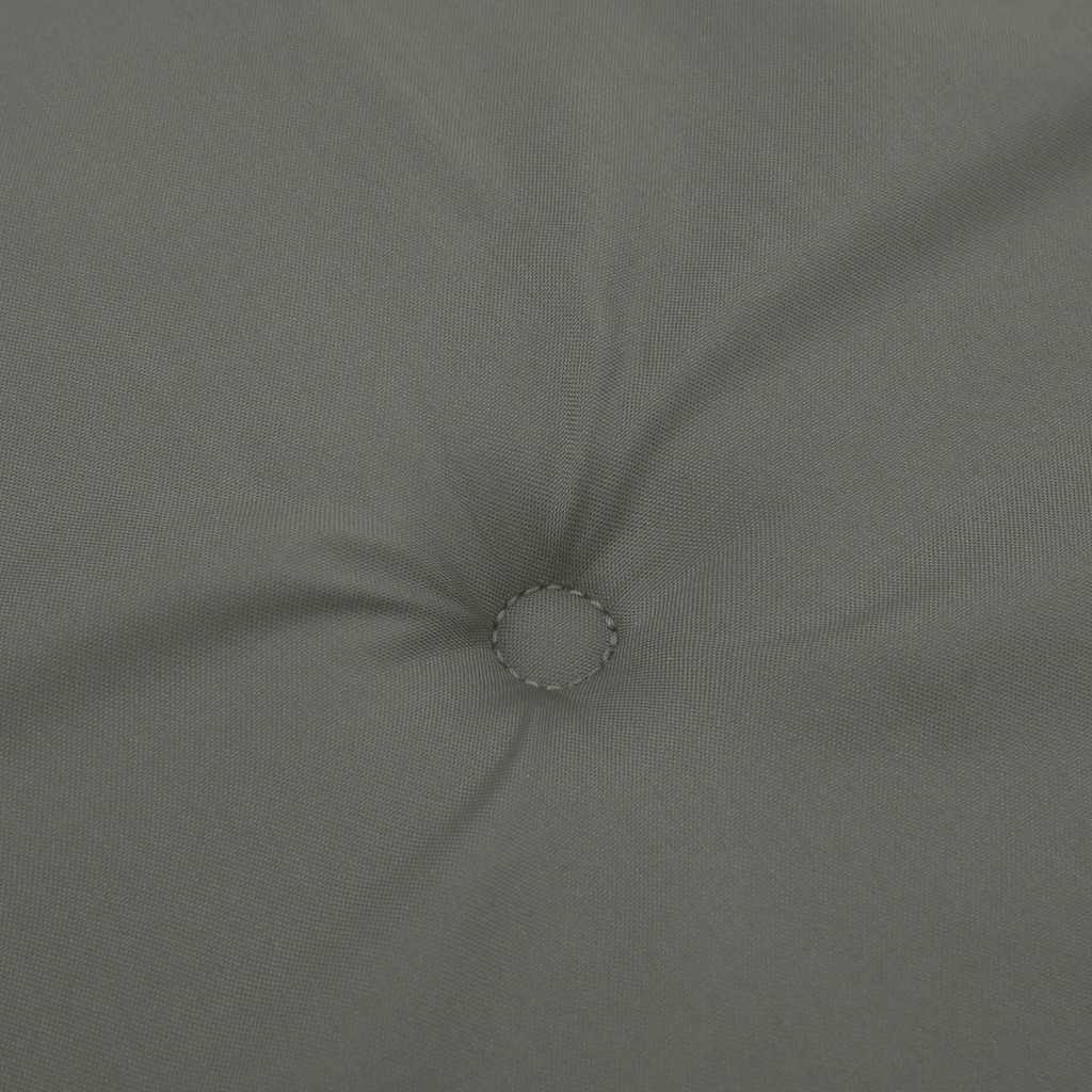 Liegestuhl-Auflage Melange Hellgrau (75+105) x 50 x 4 cm Stoff