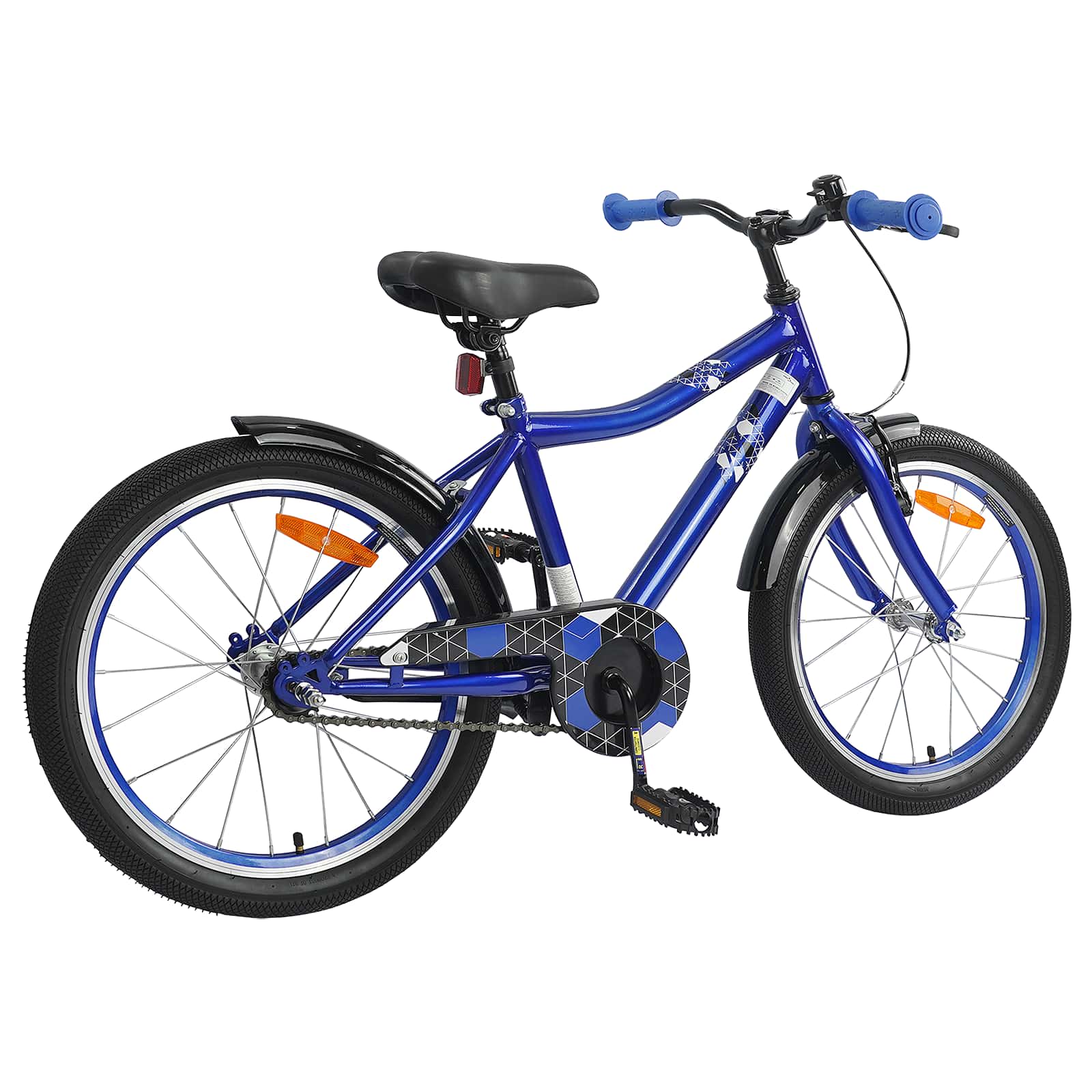 Kinderfahrrad 12 Zoll für 2-4 Jahre alt Schwarz