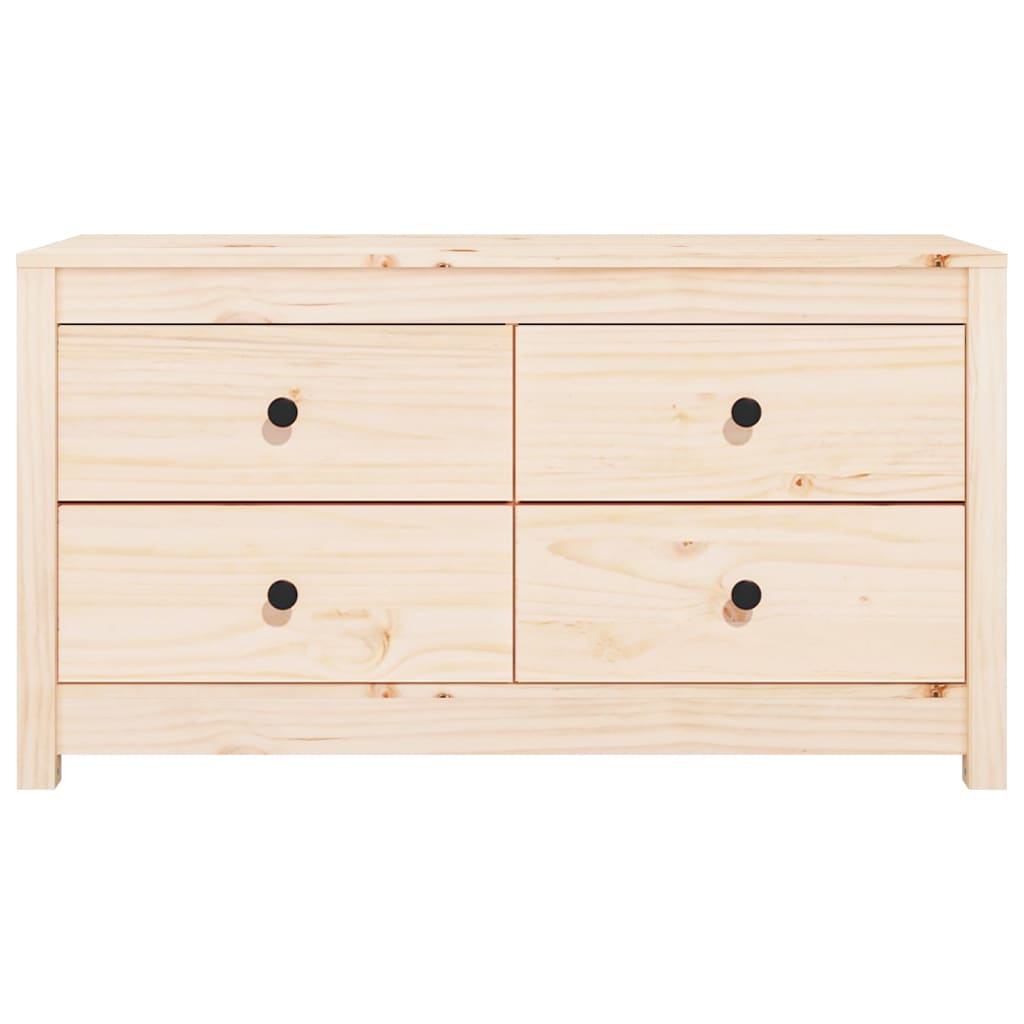 Beistellschrank 100x40x72 cm Massivholz Kiefer