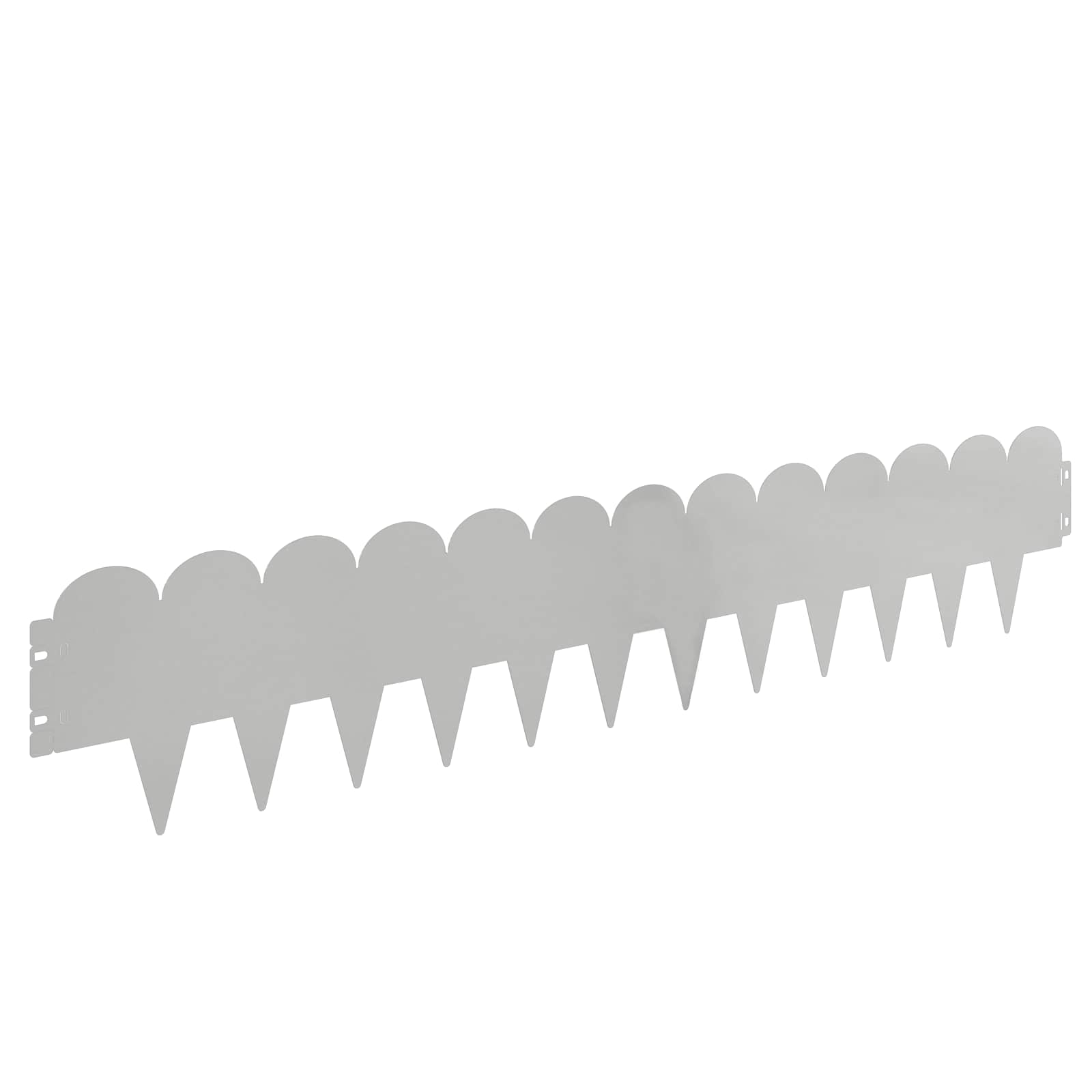 Raseneinfassung 10 pcs 103 x 15 cm Stahl Schwarz