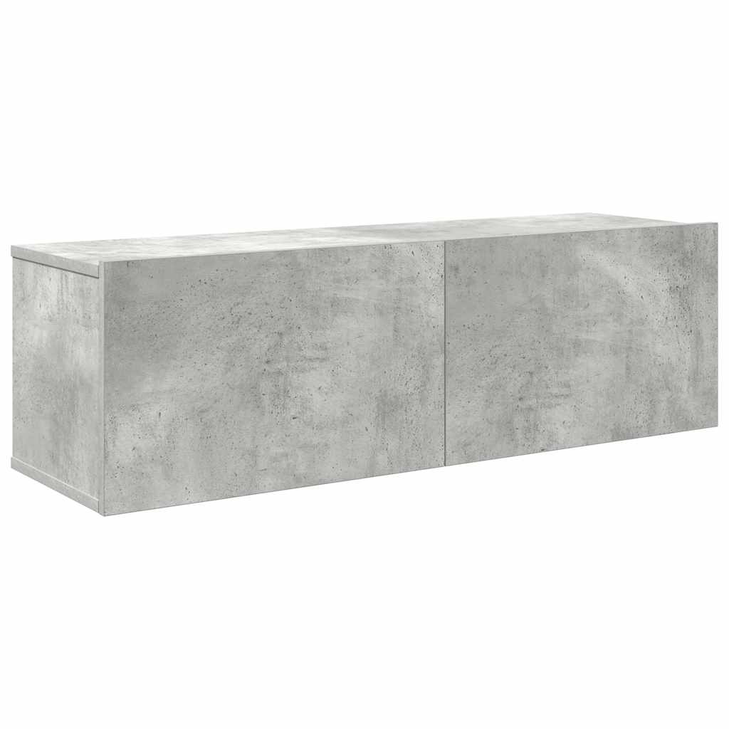 4-tlg. TV-Schrank-Set Weiß Holzwerkstoff