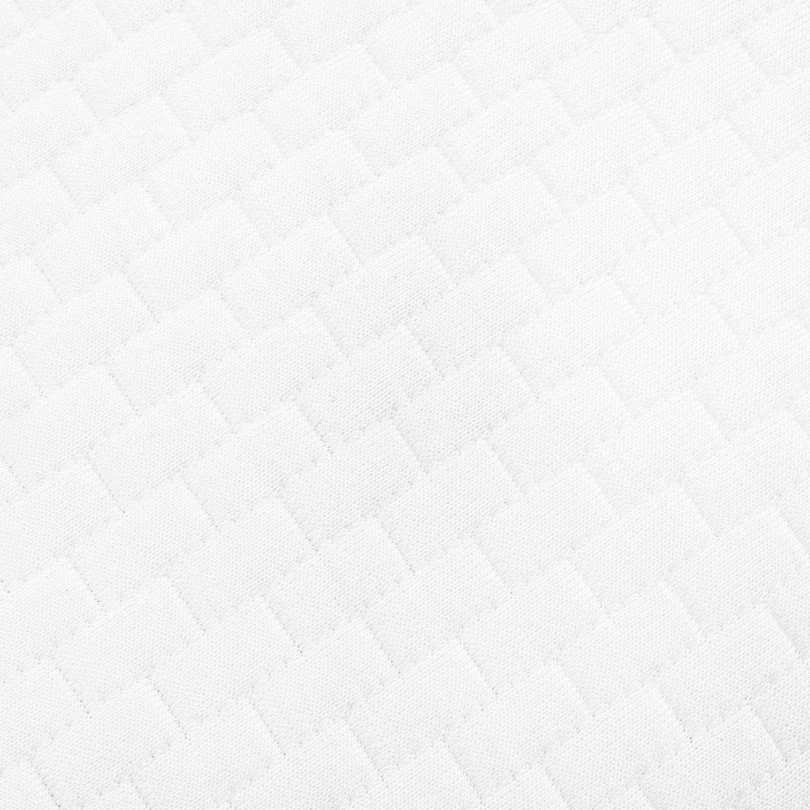 Schlafkissen Uni Weiß 60 x 37 x 12,5 cm Viscoschaum
