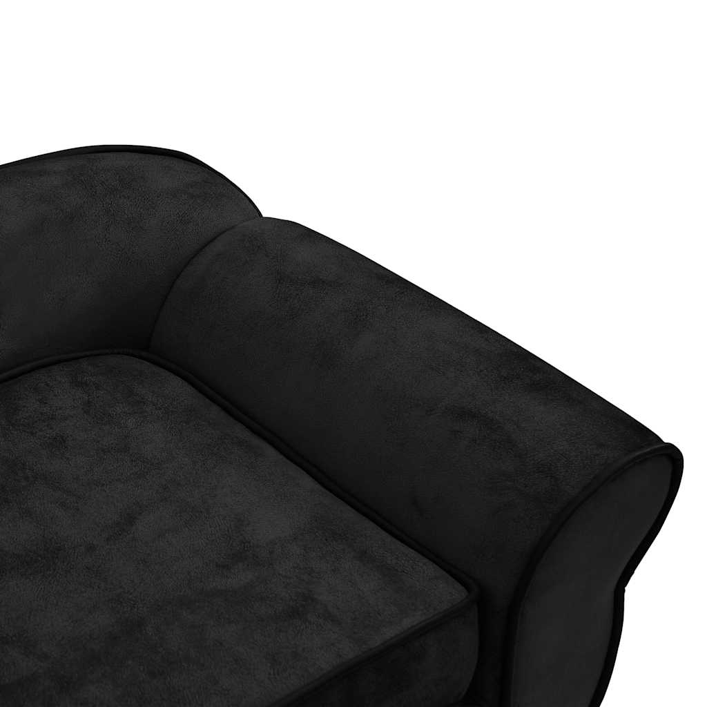 Hundesofa Dunkelgrau 72x45x30 cm Plüsch
