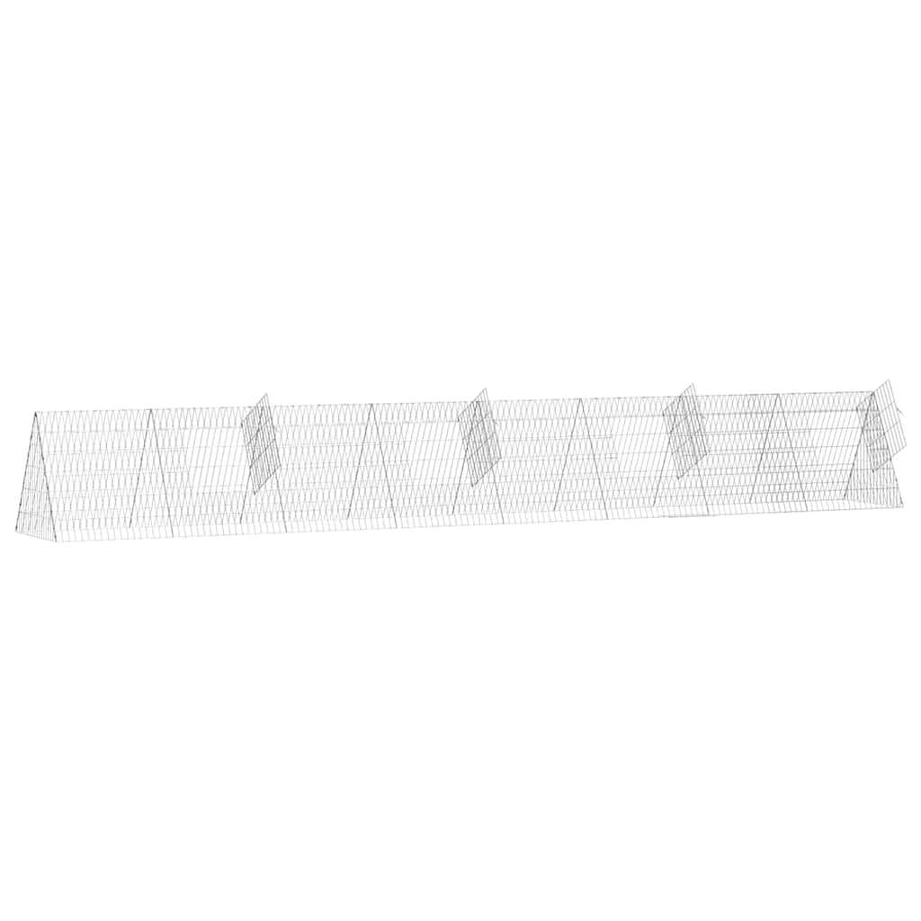 Hühnerkäfig Silber 110 x 55 x 55 cm Verzinkter Stahl
