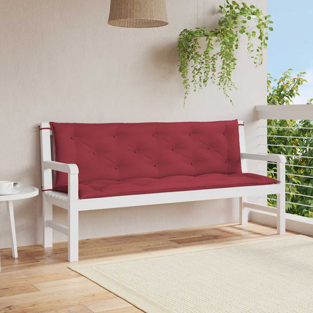 Gartenbank-Auflage Anthrazit 100x(50+50)x7 cm Oxford-Gewebe