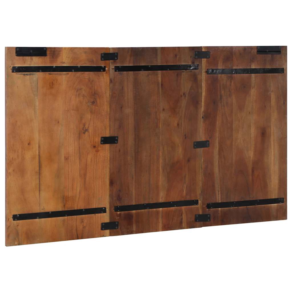 Kopfteil Mehrfarbig 160 cm Massivholz Altholz