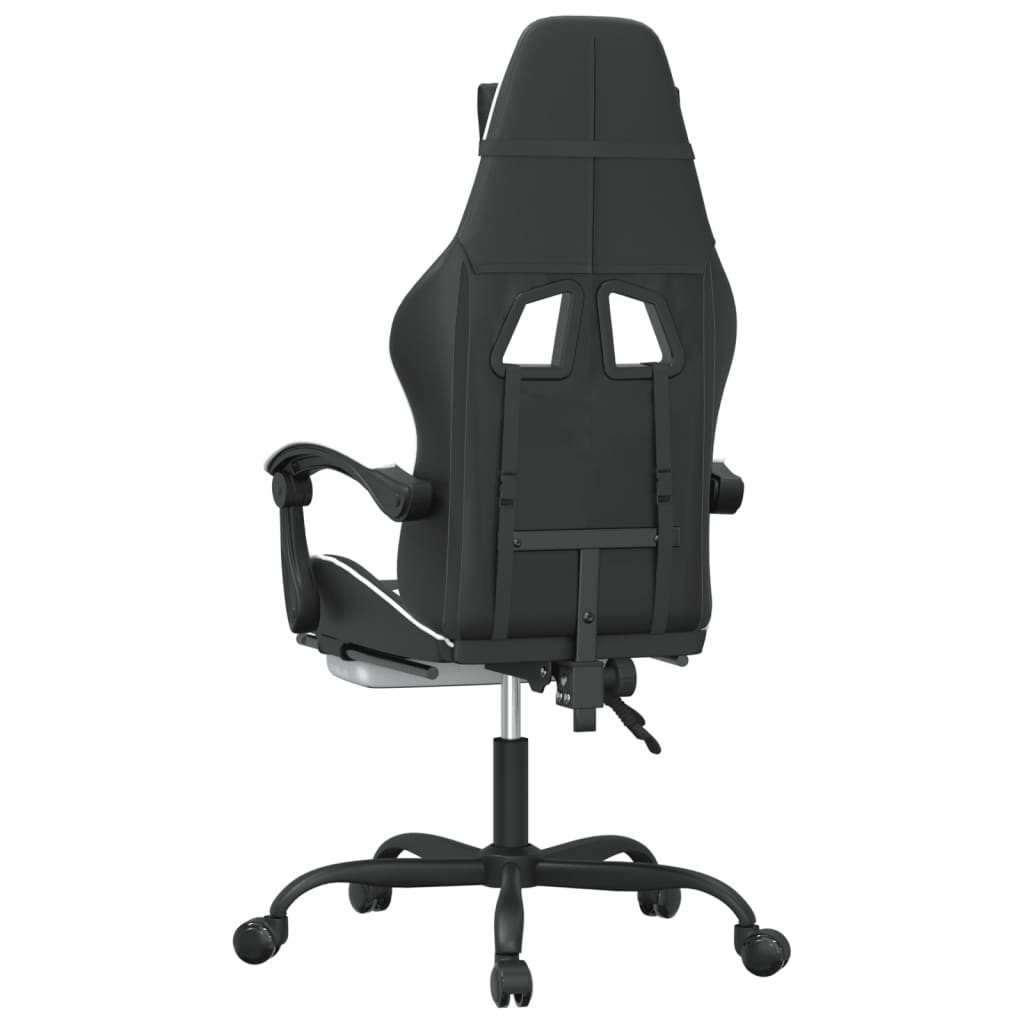 Gaming-Stuhl Drehbar Schwarz und Rot Kunstleder