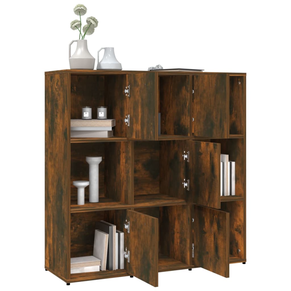 Bücherregal Weiß 90x30x90 cm Holzwerkstoff