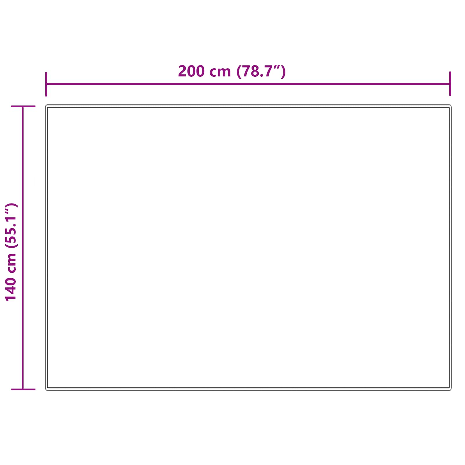 Teppich aus Kunstschaffell TAFALLA Weiß 60 x 110 cm Polyester