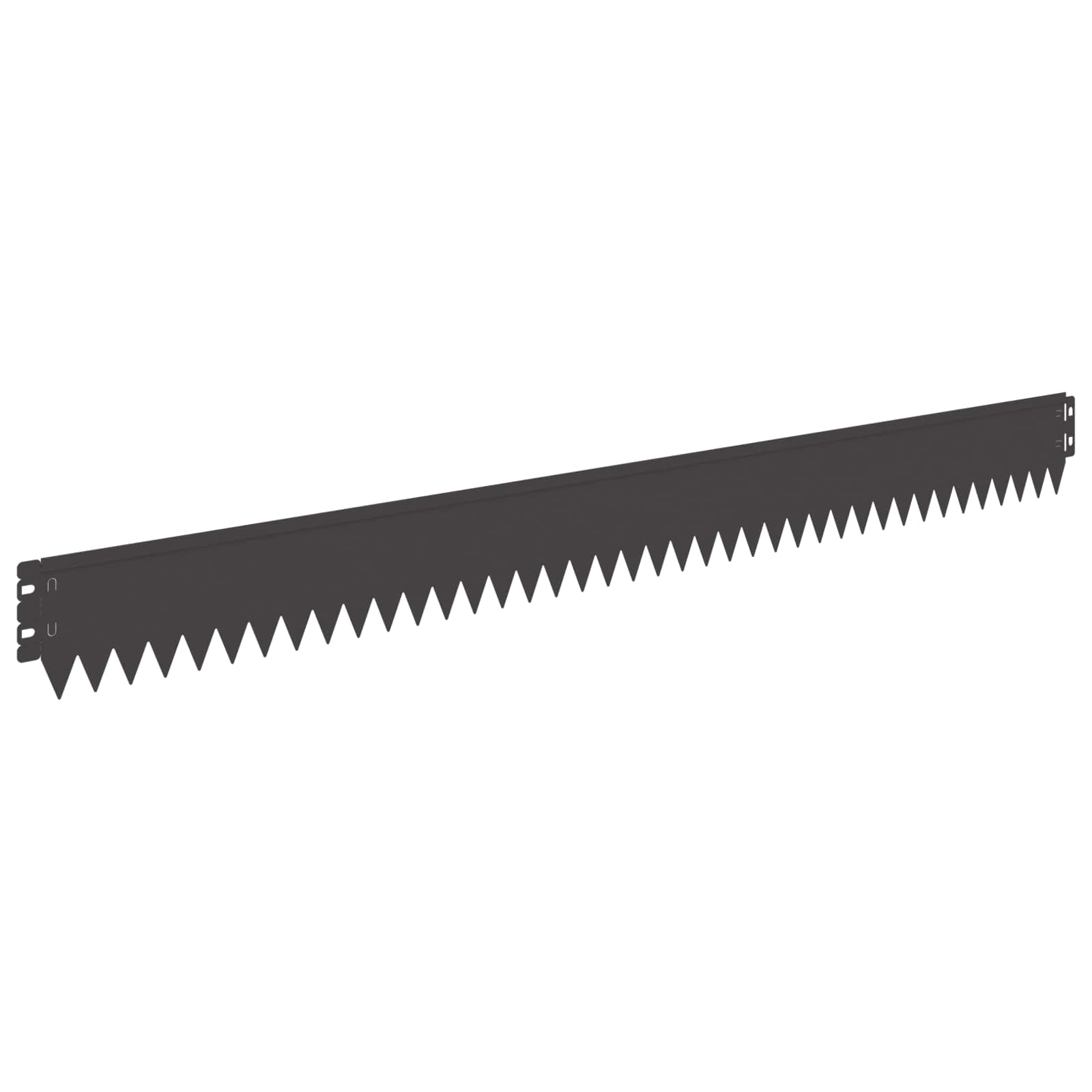 Raseneinfassung 10 pcs 103 x 10 cm Stahl Schwarz