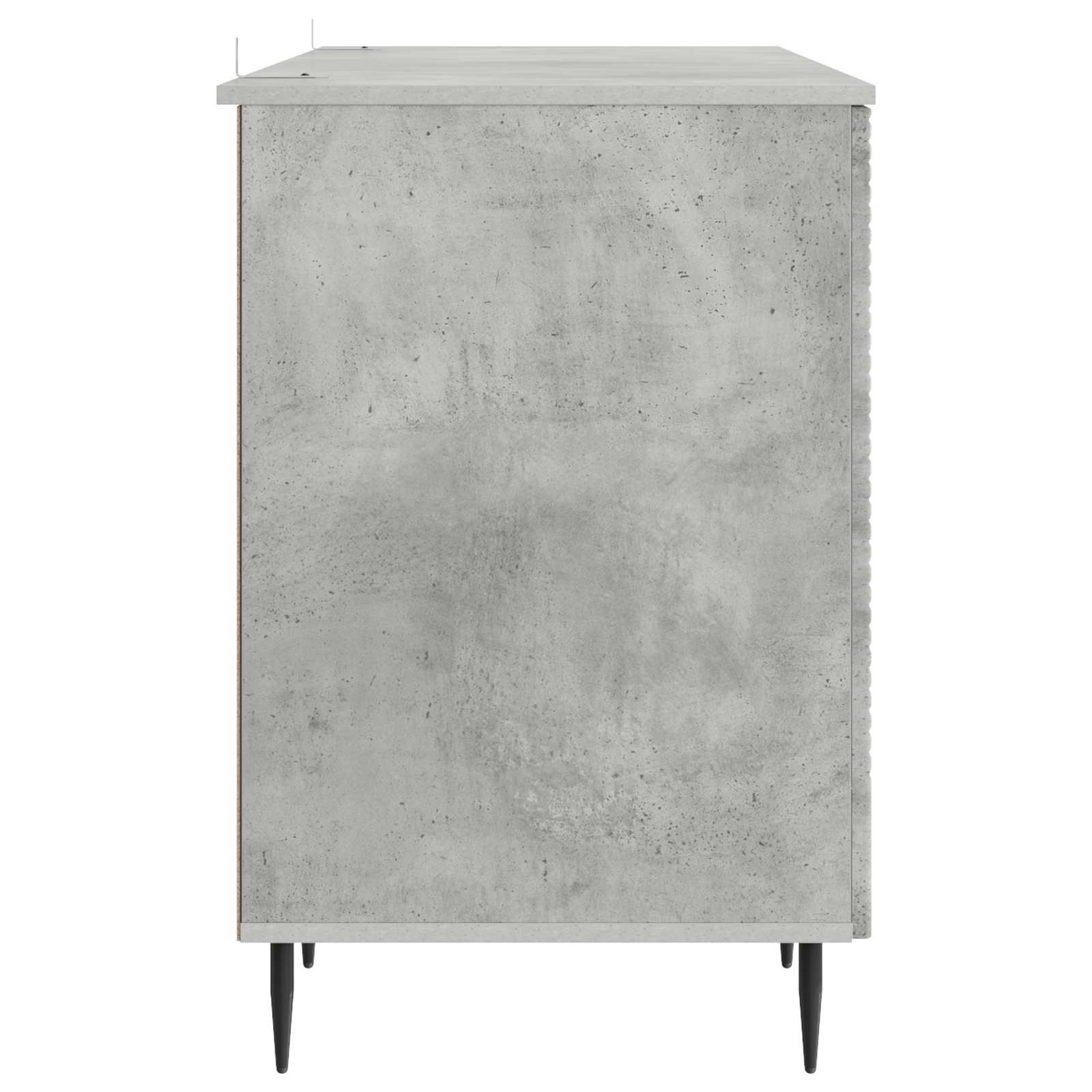 Schreibtisch mit Regal Schwarz 142,5 x 50 x 75 cm Holzwerkstoff