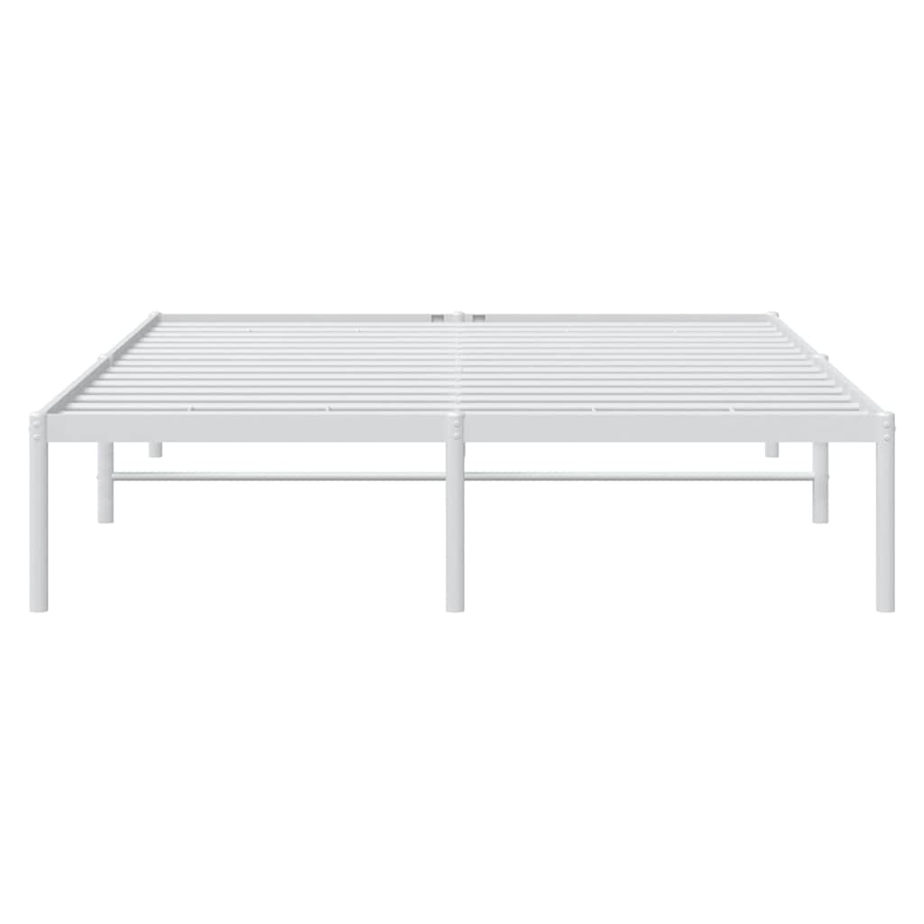 Bettgestell Metall Schwarz 75x190 cm