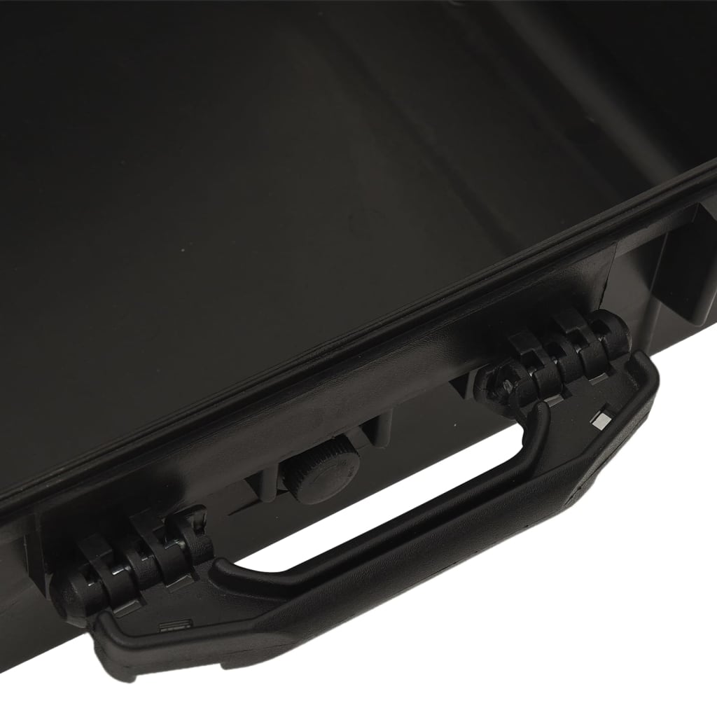 Koffer für Flugreise Tragbar Schwarz 46,5x21,5x17,5 cm PP