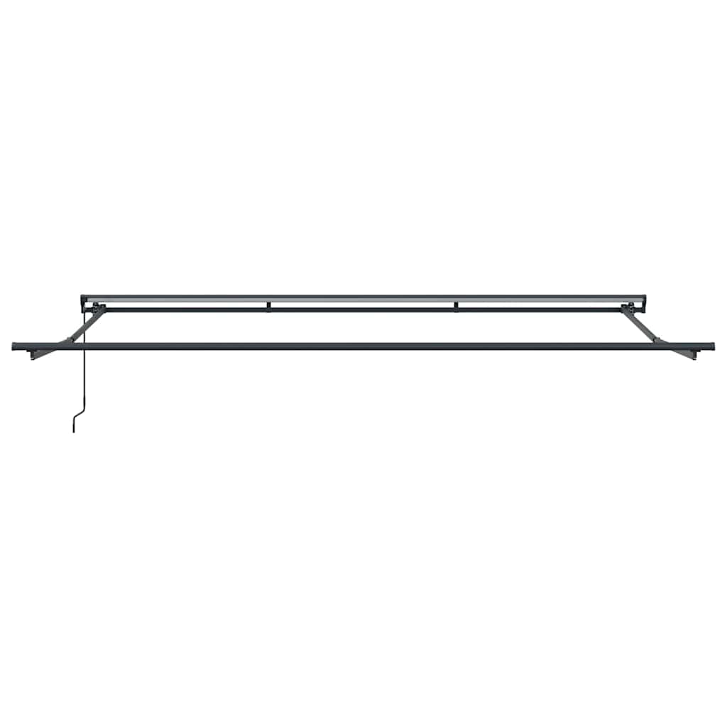 Markisenrahmen Verstellbar Weiß 2,5 x 2 m Stahl