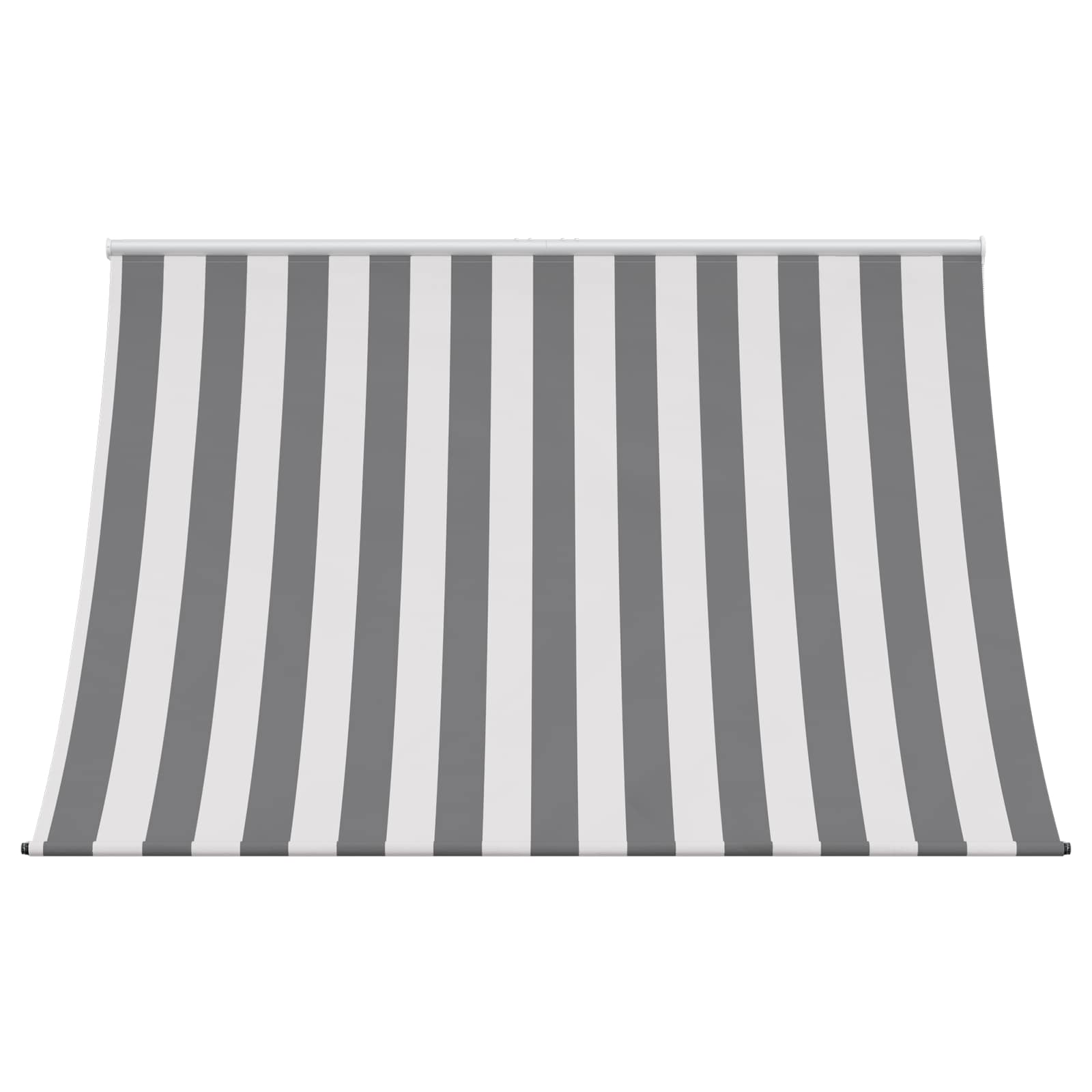 Einziehbare Markise 150×150 cm Blau und Weiß