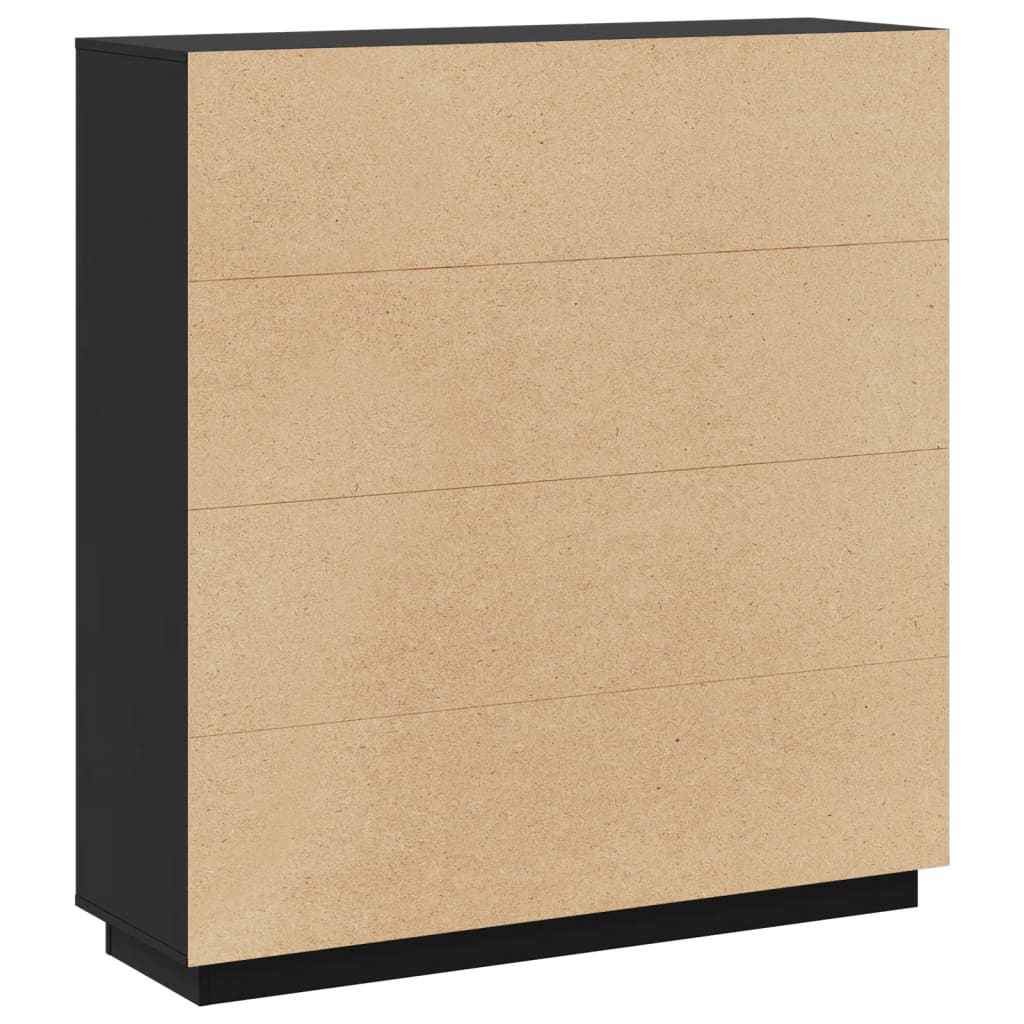Highboard 110,5x35x117 cm Massivholz Kiefer