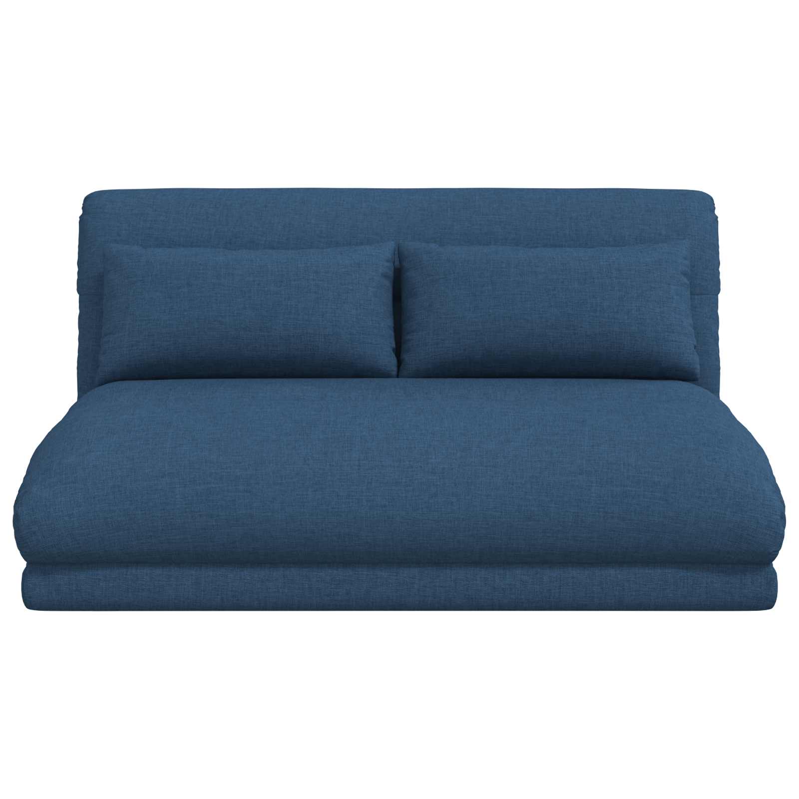 Verstellbarer Fußsessel Hellgrau Stoff