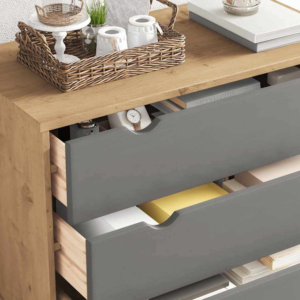 Schubladenschrank OTTA 76,5x39,5x90 cm Massivholz