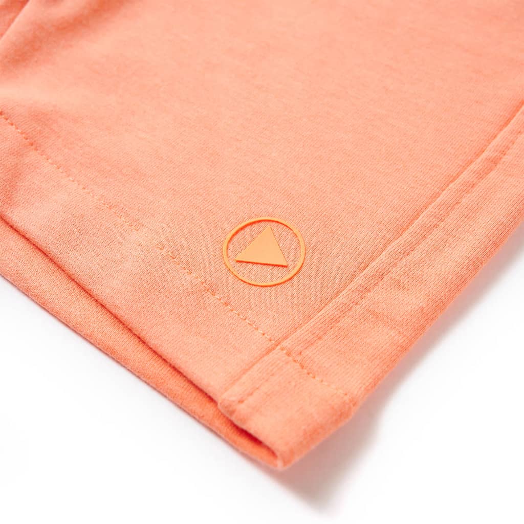 Kindershorts mit Kordelzug Neonorange 140