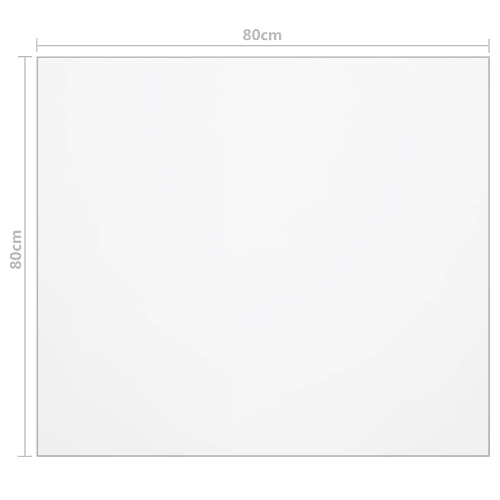 Tischfolie Transparent 100x60 cm 1,6 mm PVC