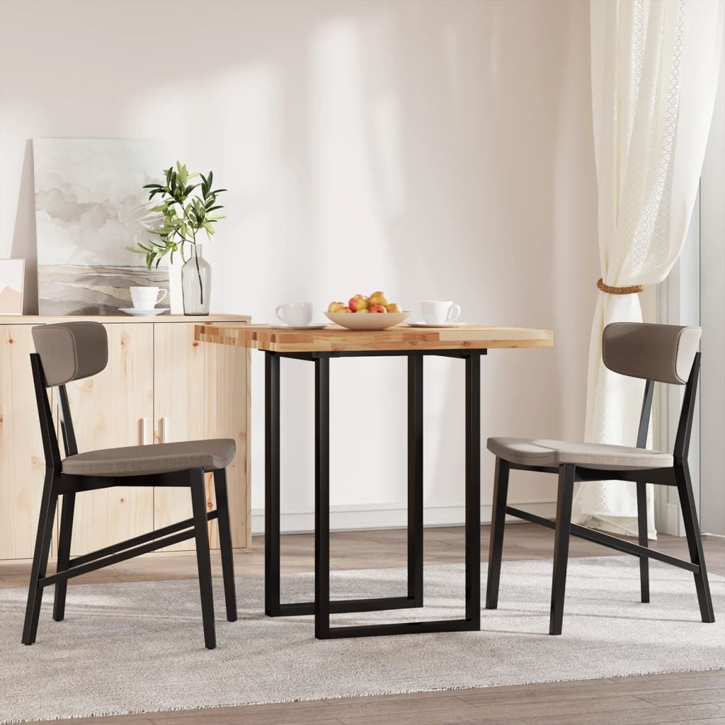 Tischplatte Rund Ø40x2 cm Massivholz Akazie