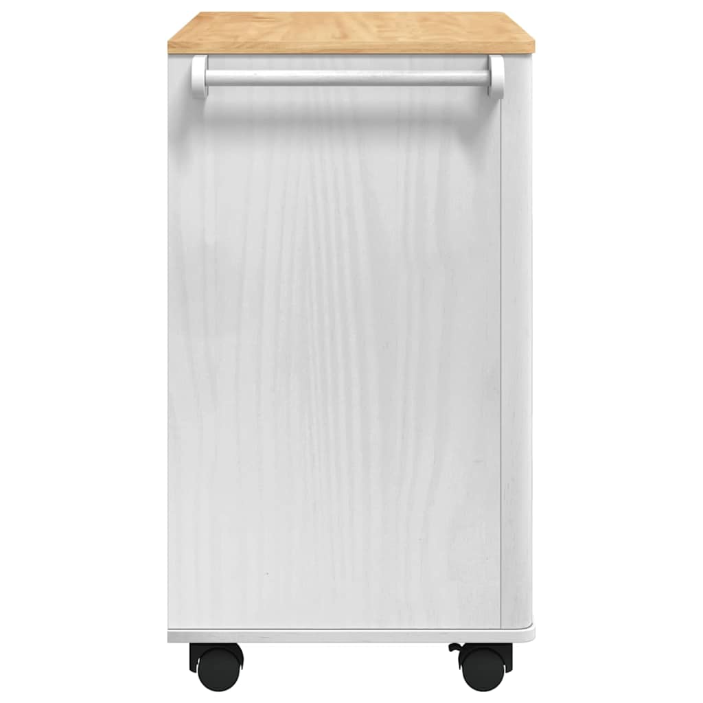 Küchentrolley FLORO Wachsbraun 72,5 x 45 x 80 cm