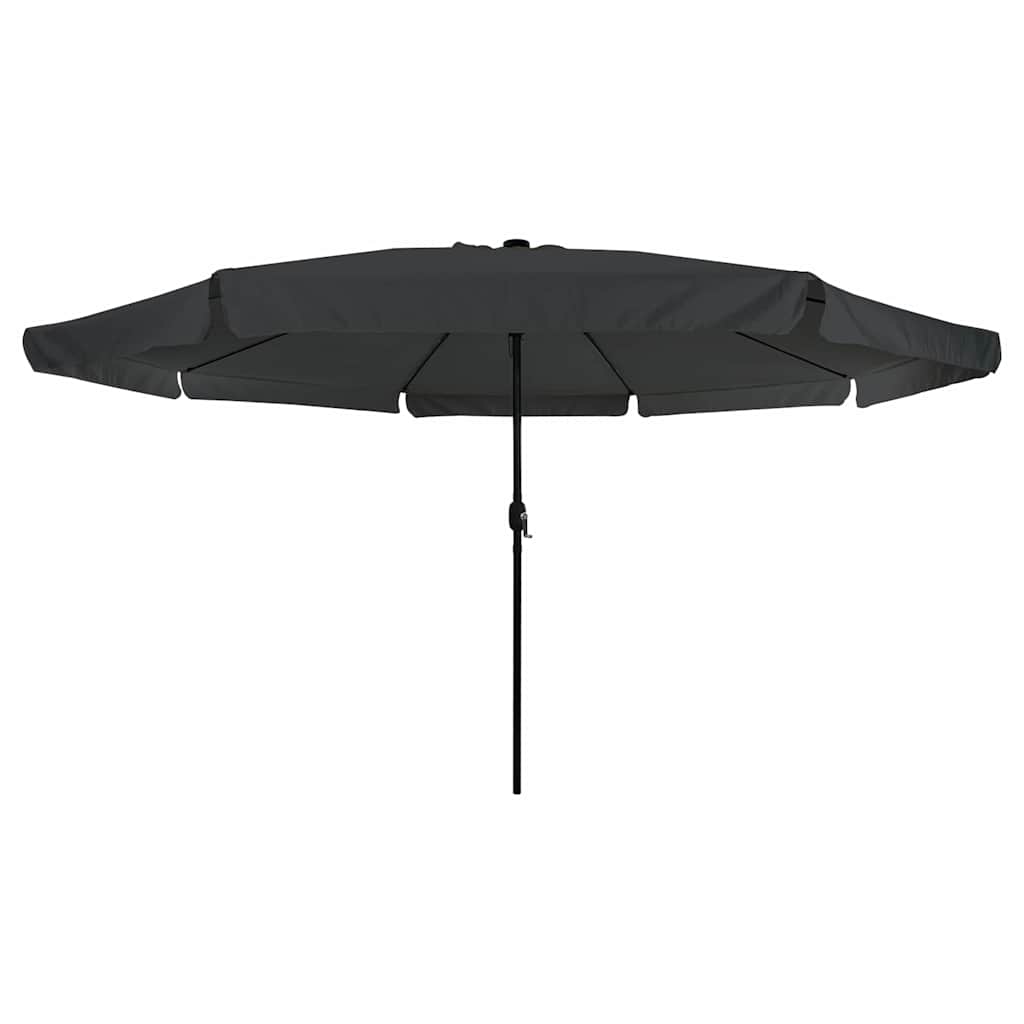Garten-Sonnenschirm Sand und Anthrazit 395 x 395 x 245 cm
