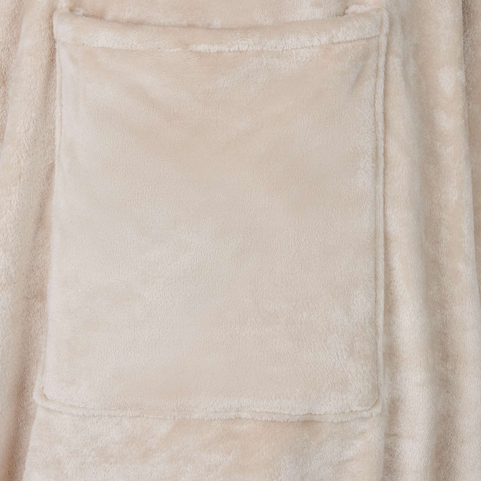 Decken-Hoodie Beige F Flanell