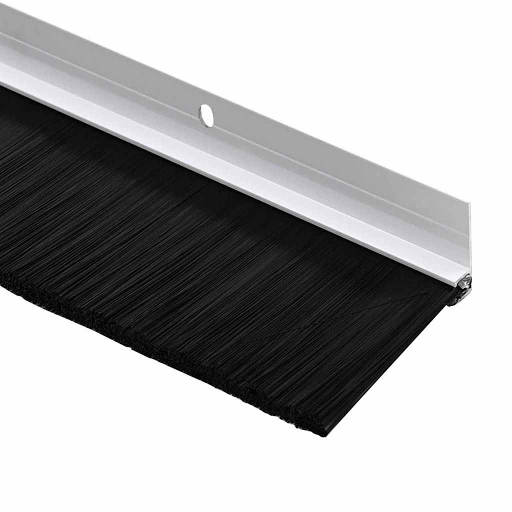 Aufsteck Türbürstendichtungen 2 pcs Braun 100 cm