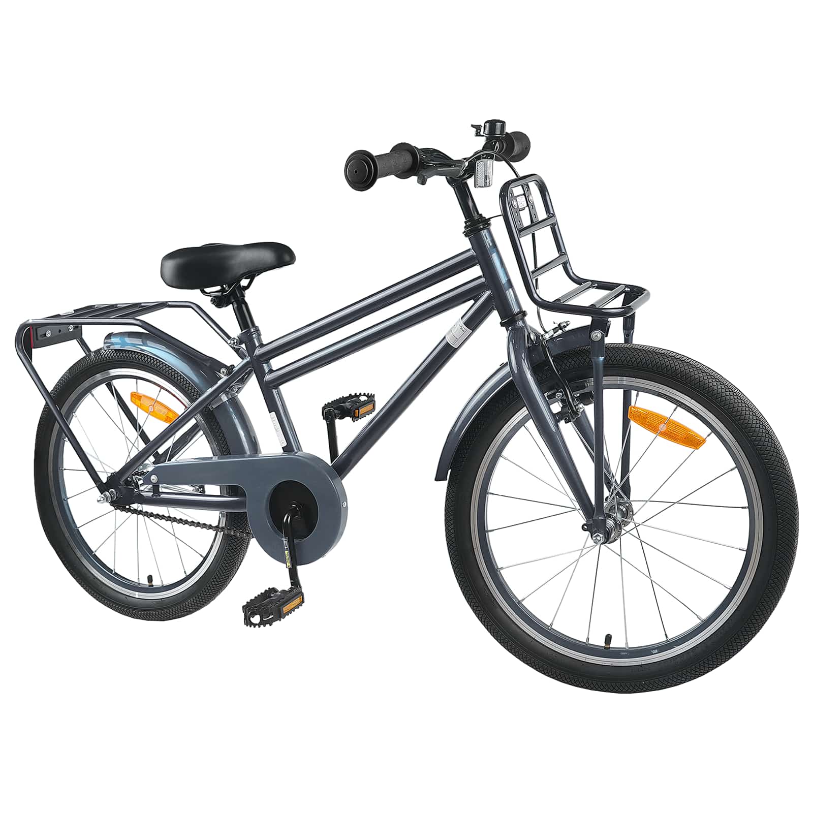 Kinderfahrrad 12 Zoll für 2-4 Jahre alt Schwarz