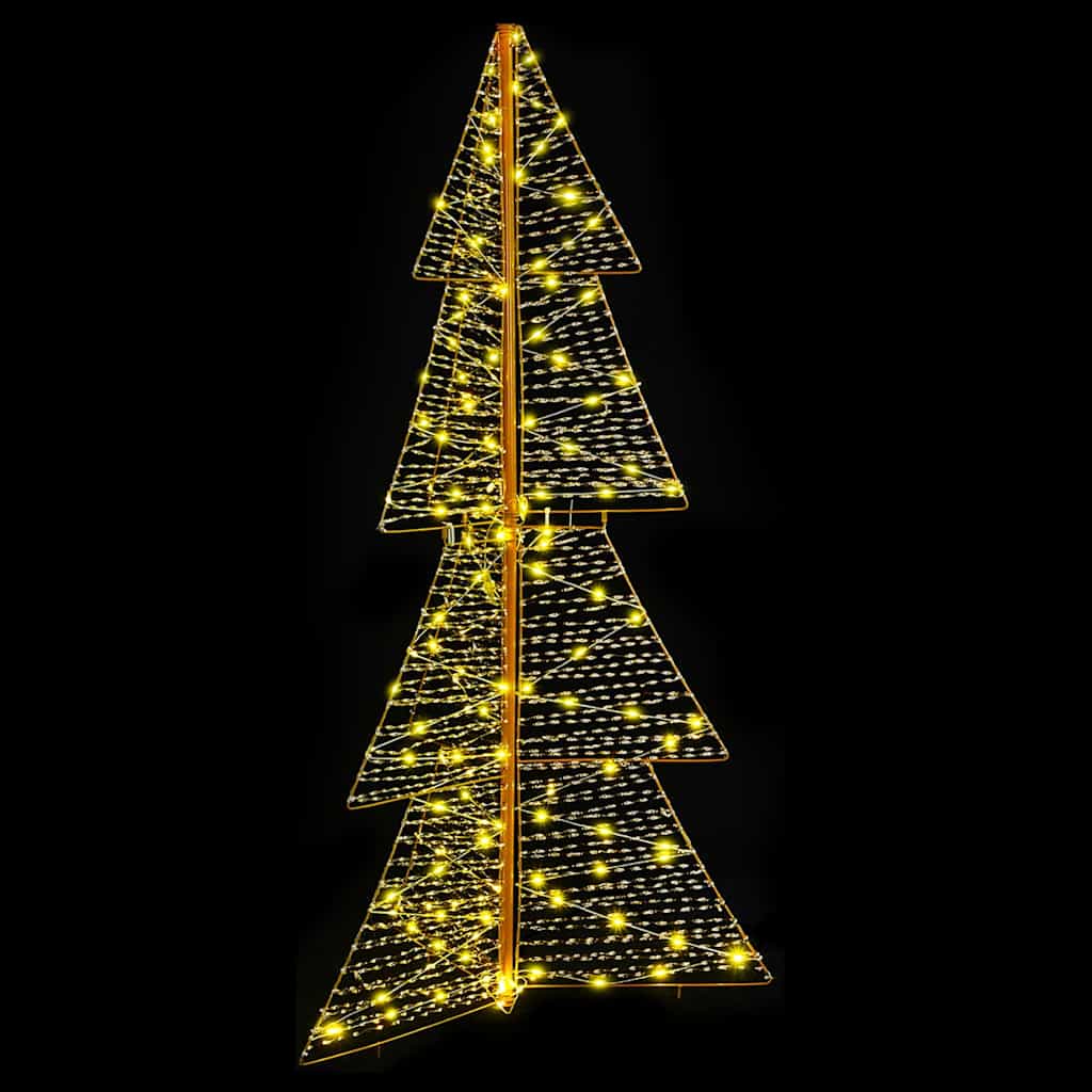 Weihnachtsbaum mit 100 LEDs Warmes Weiß 120 cm PET