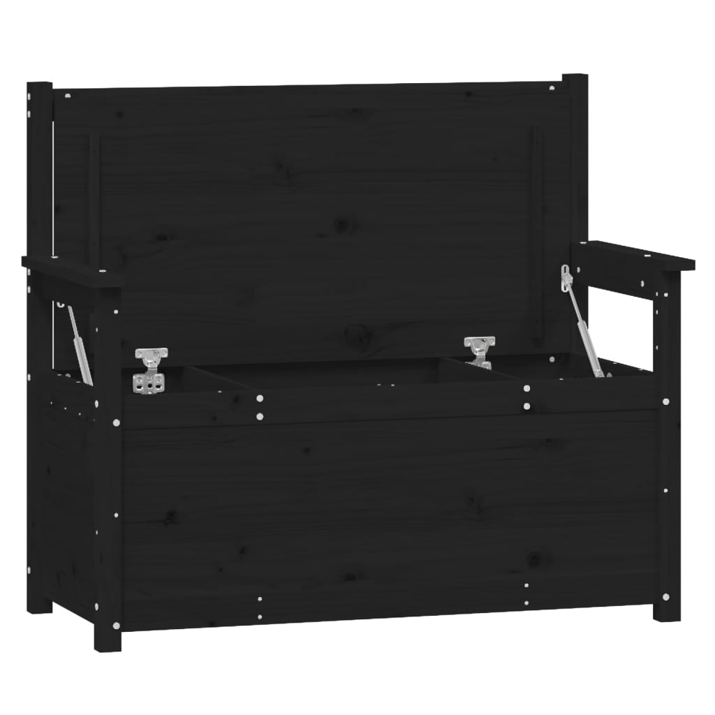 Sitzbank 112,5x51,5x96,5 cm Massivholz Kiefer